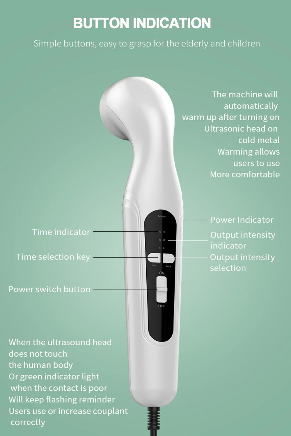 Portable Ultrasound Therapy Machine – Pain Relief & Physiotherapy Device for Arthritis