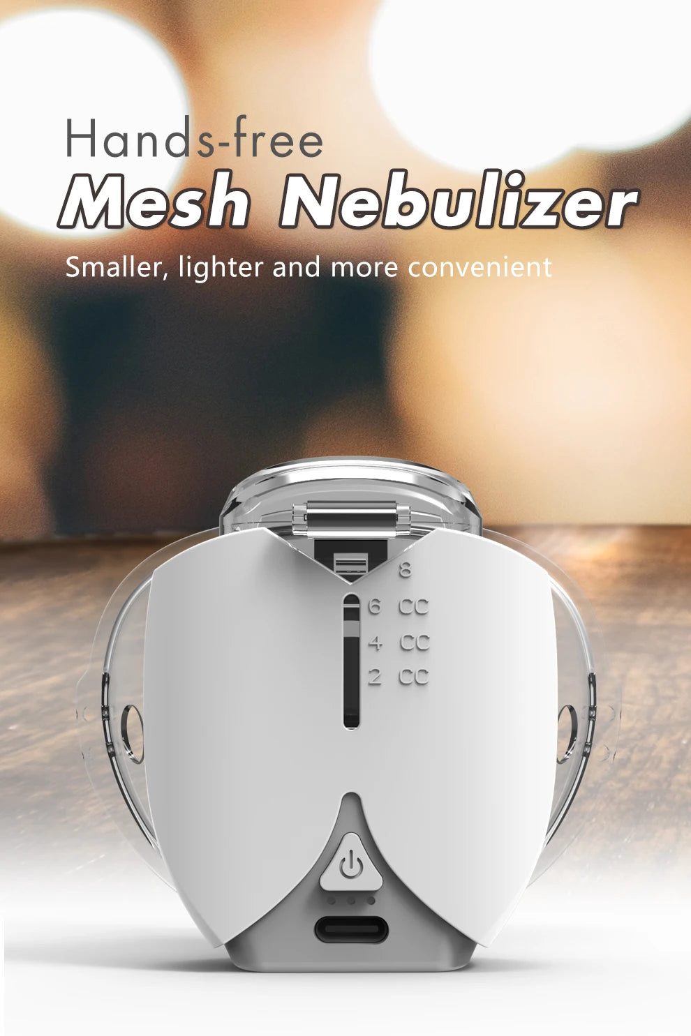 Mini Portable Ultrasonic Nebulizer – Silent Handheld Inhaler for Baby, Kids & Adults with Cough, Asthma & Respiratory Care