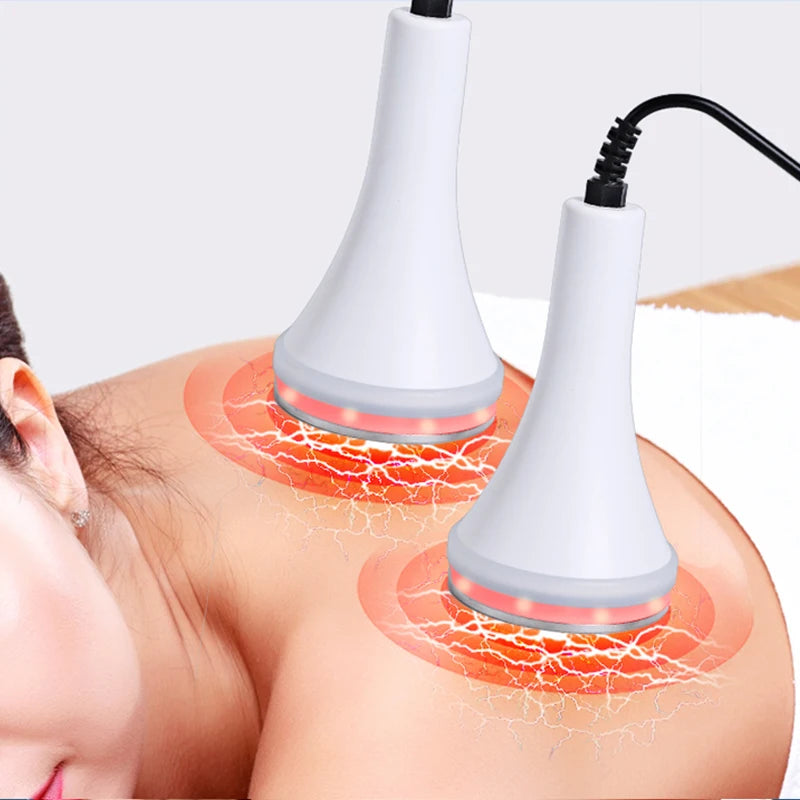 Electronic Muscle Massager with Constant Temperature Heating – Physiotherapy Device