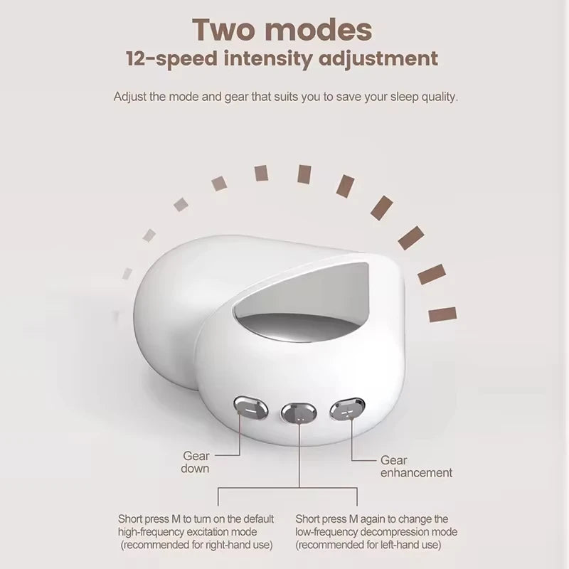 Handheld Microcurrent TENS & EMS Massager – Anxiety Relief & Sleep Improvement Device
