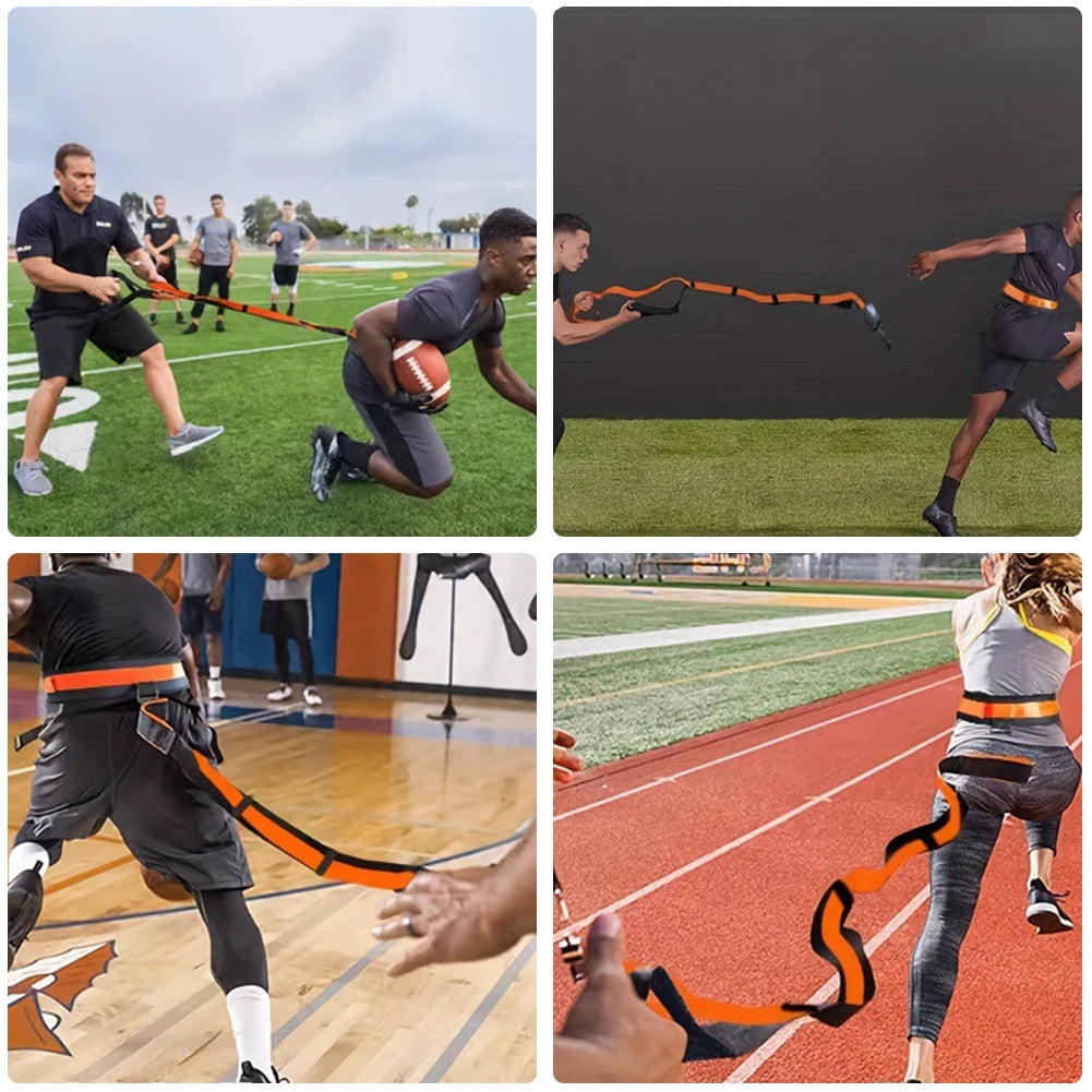Overload Running Resistance Harness with Jump Rope – Speed & Agility Training for Sprint, Football & Basketball