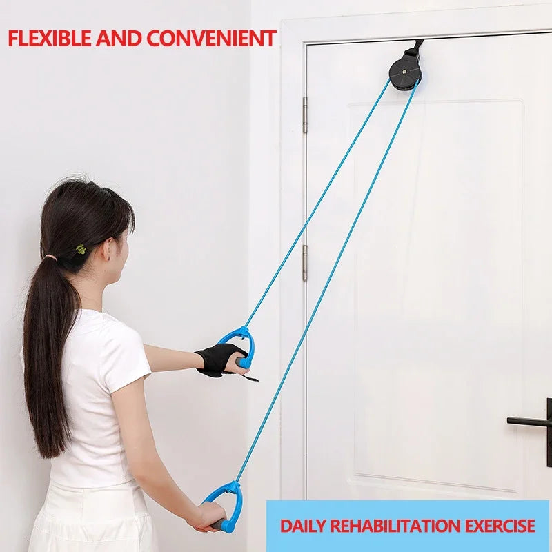 Shoulder Joint Exercise Pulley – Upper Limb Rehabilitation Rope for Elderly Stroke & Frozen Shoulder Therapy