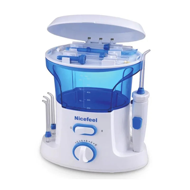 Oral Irrigator Water Flosser – Electric Teeth Cleaner with 7 Nozzles for Whitening, Dental Calculus & Braces Care