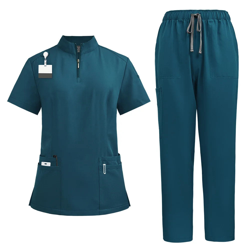 Unisex CNurse Hospital Sweatshirt & Nursing Pants Set