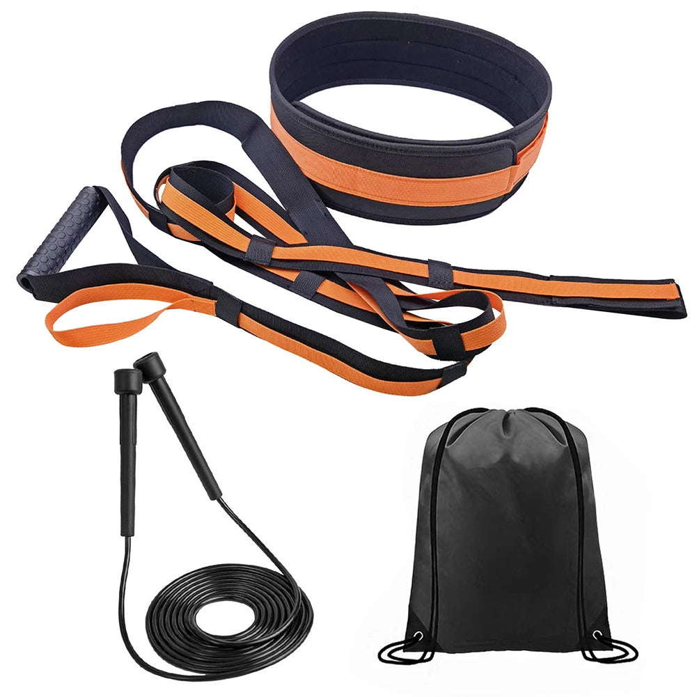 Overload Running Resistance Harness with Jump Rope – Speed & Agility Training for Sprint, Football & Basketball