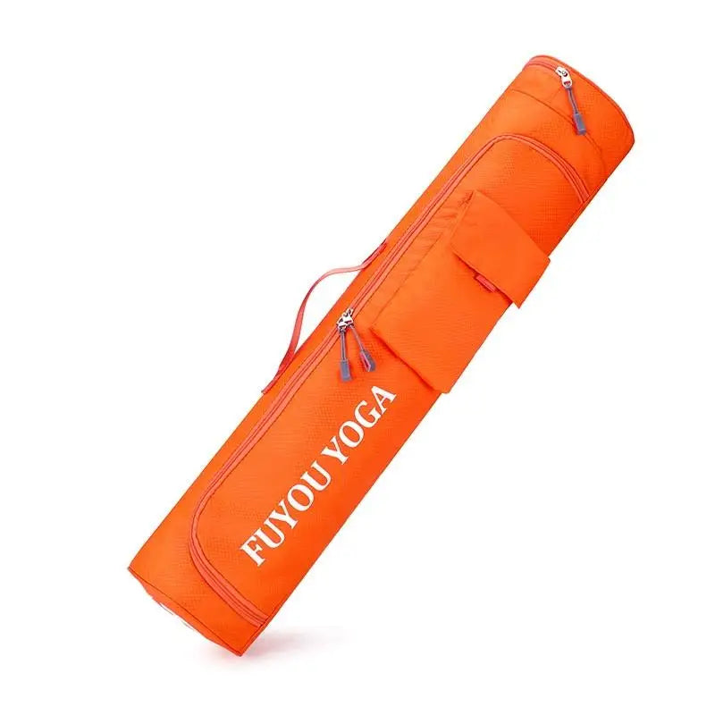 Large-Capacity Nylon Yoga Mat Storage Bag – Lightweight Multifunctional Fitness Mat Holder for Women