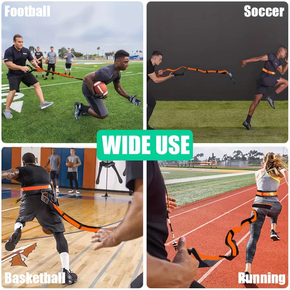Overload Running Resistance Harness with Jump Rope – Speed & Agility Training for Sprint, Football & Basketball
