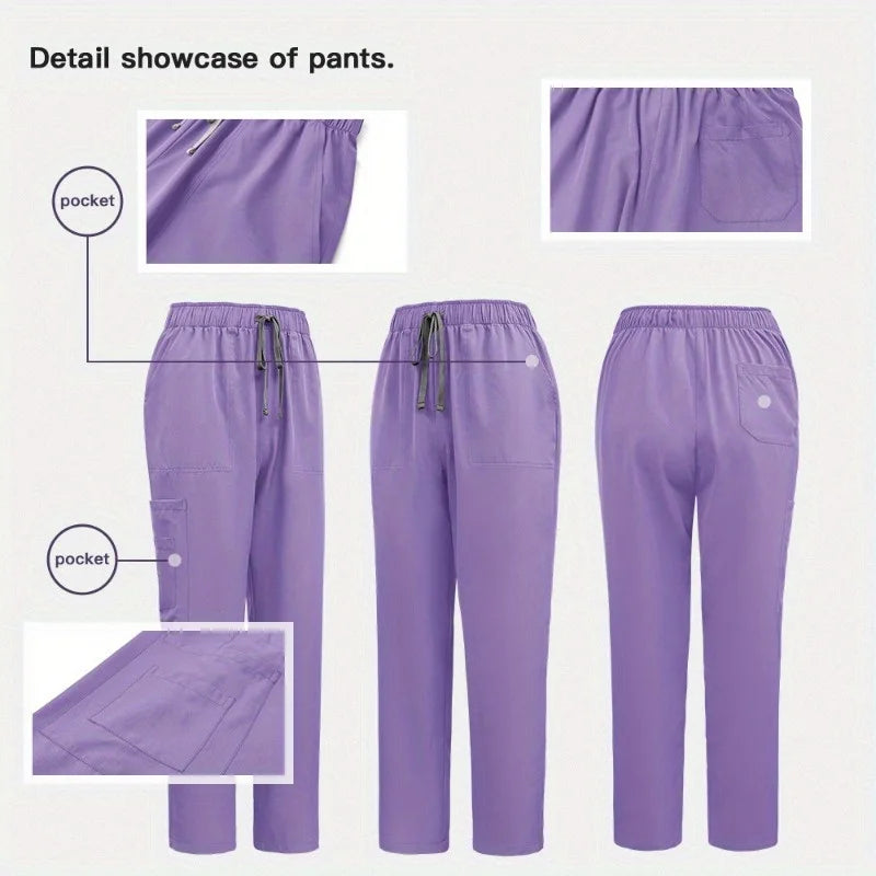 Unisex CNurse Hospital Sweatshirt & Nursing Pants Set