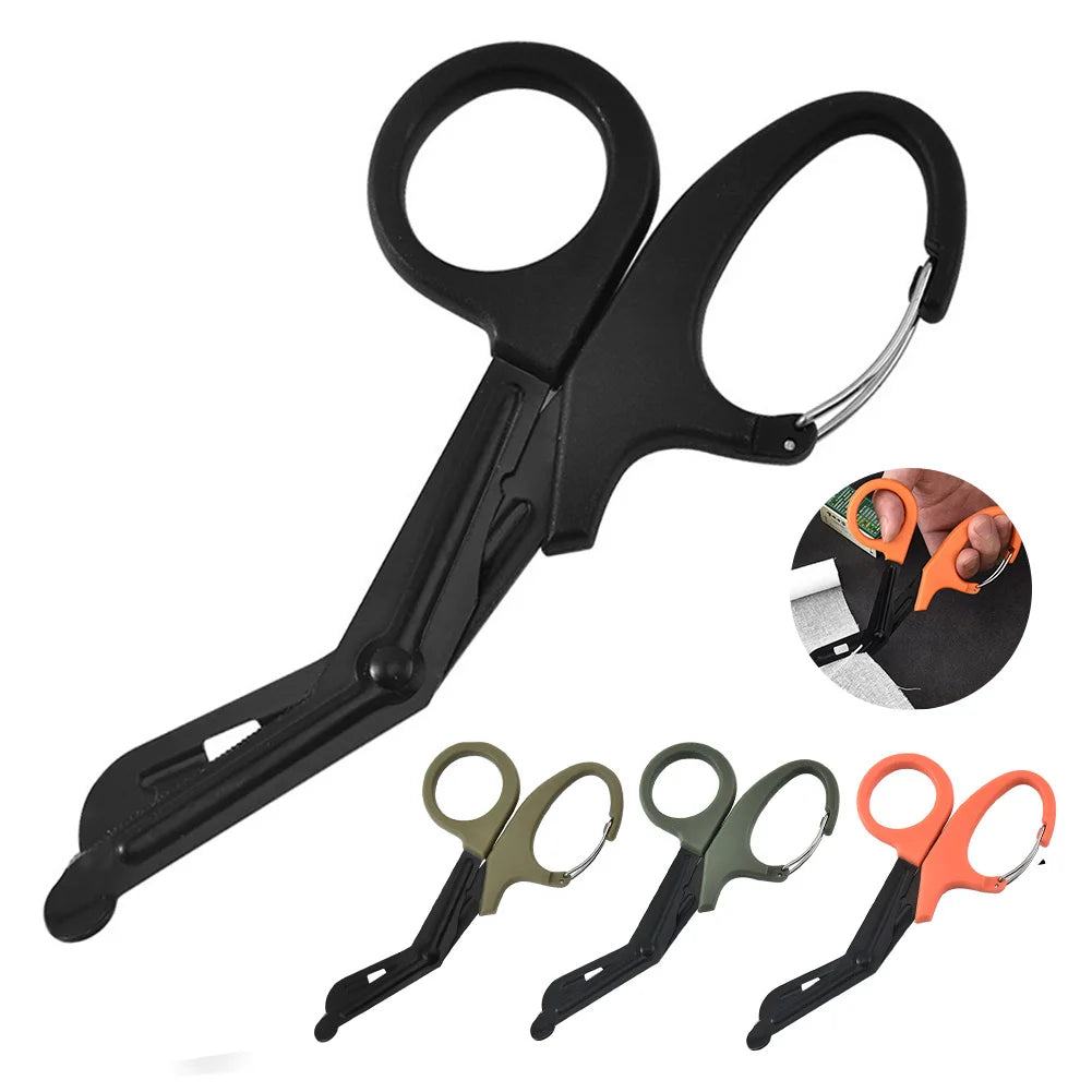 Outdoor Survival Paramedic Trauma Scissors – Heavy-Duty Emergency First Aid Shears for Medical Rescue & IFAK