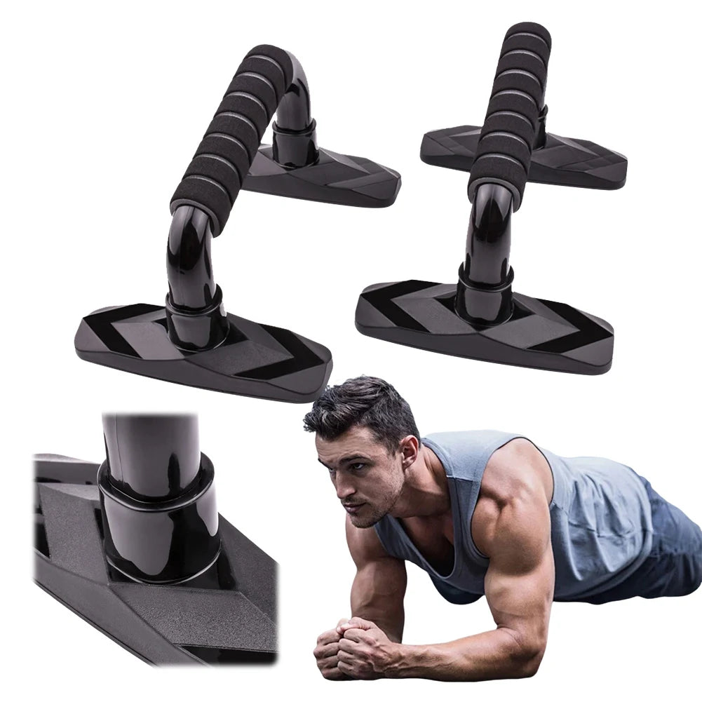 2-Pack Push-Up Bars with Foam Handles – Chest & Fitness Training Push-Up Stands