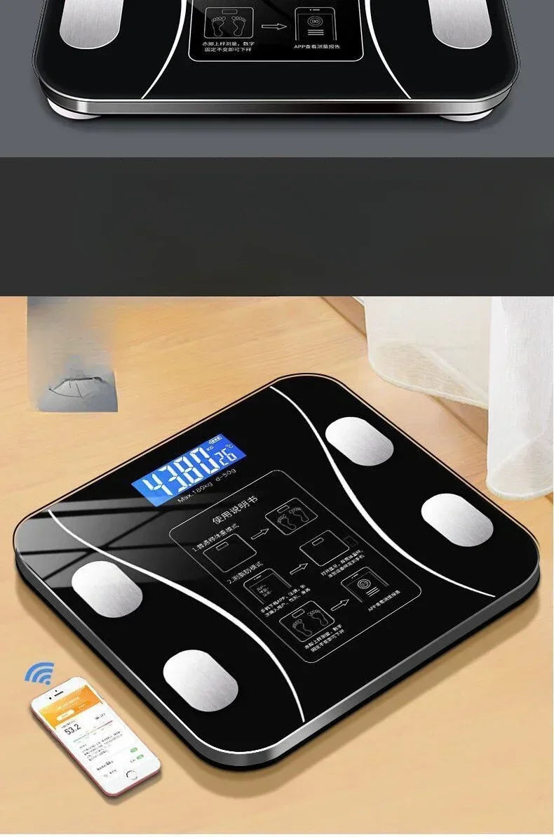 Smart Bluetooth Body Fat Scale – Ultra-Precise Electronic Weight & Body Management