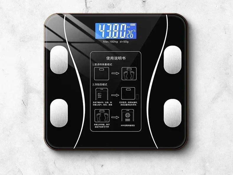 Smart Bluetooth Body Fat Scale – Ultra-Precise Electronic Weight & Body Management