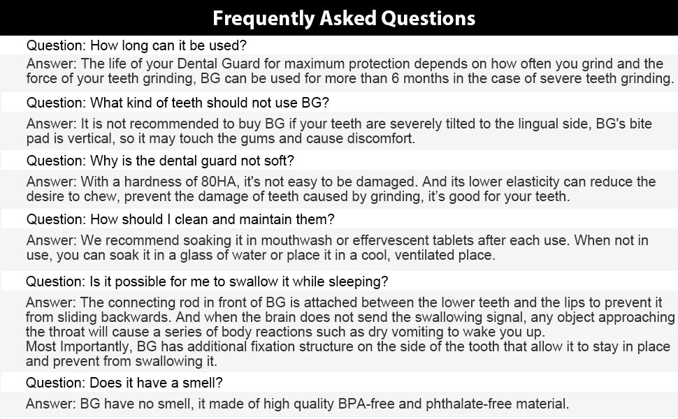 KOHEEL BG Adjustable Dental Mouth Guard – No-Boil Night Guard for Bruxism Relief (2-Pack)