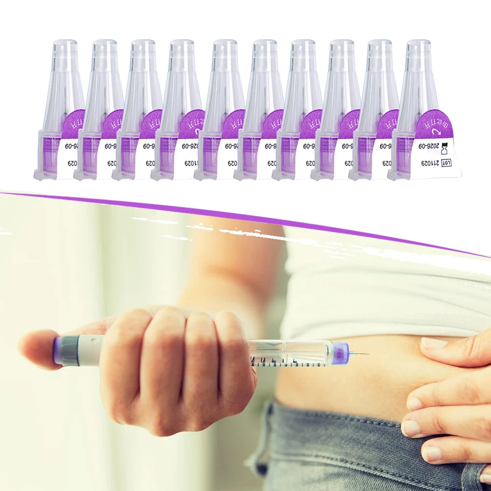 20PCS (10+10) 3ml Insulin Cartridges & 8mm Medical Needles – For Lilly Injection Pens, Individually Packaged