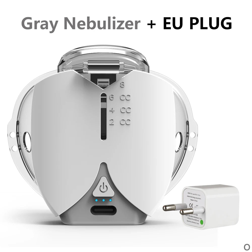 Mini Portable Ultrasonic Nebulizer – Silent Handheld Inhaler for Baby, Kids & Adults with Cough, Asthma & Respiratory Care