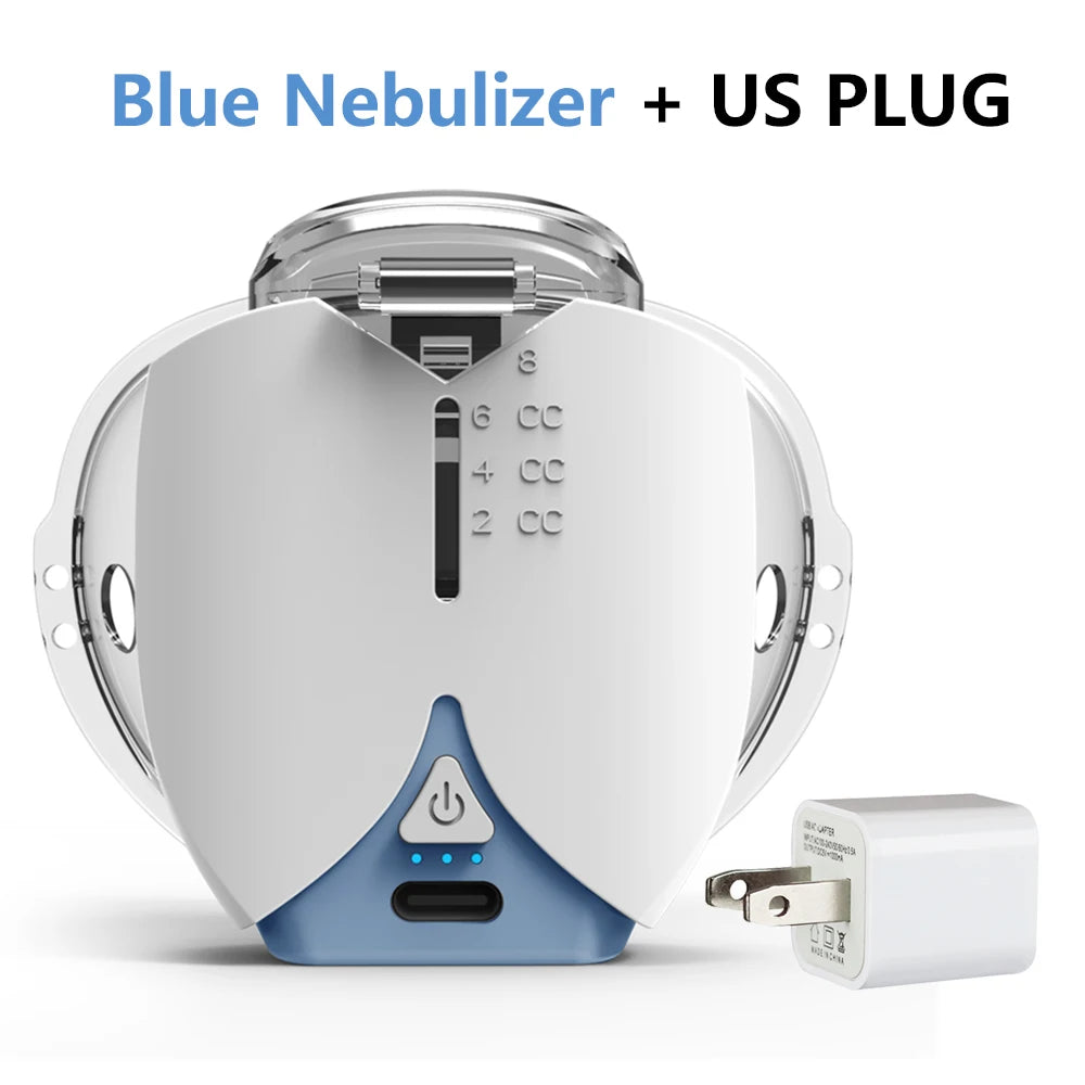 Mini Portable Ultrasonic Nebulizer – Silent Handheld Inhaler for Baby, Kids & Adults with Cough, Asthma & Respiratory Care