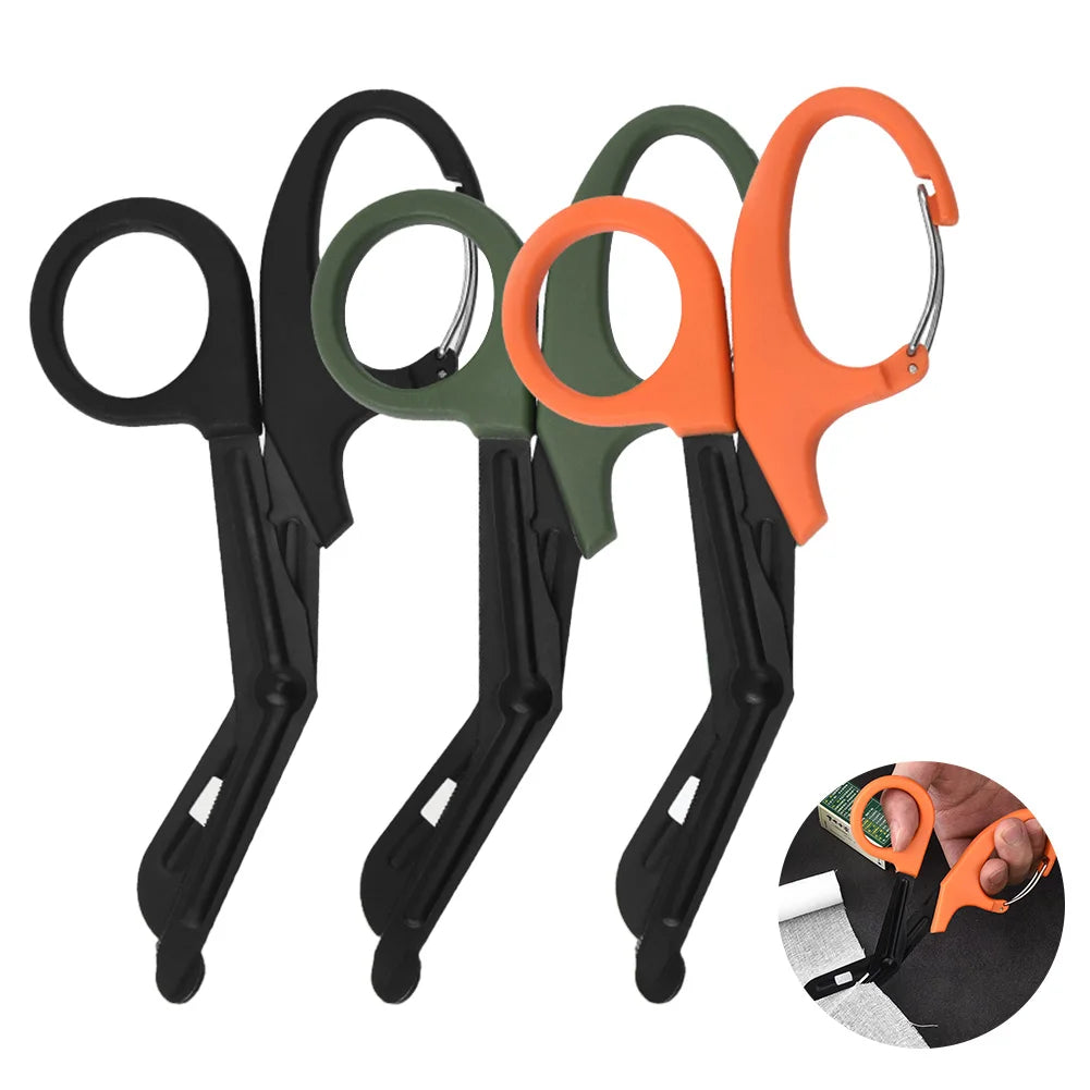 Outdoor Survival Paramedic Trauma Scissors – Heavy-Duty Emergency First Aid Shears for Medical Rescue & IFAK