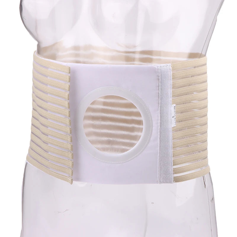 Unisex Ostomy Hernia Support Belt – Adjustable Stoma Wrap & Abdominal Binder Brace for Men and Women