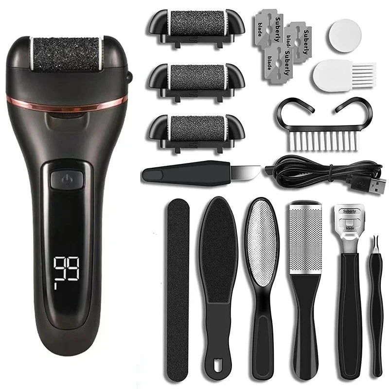 Electric Pedicure Foot File – Professional Grinding Tool for Callus & Dead Skin Removal