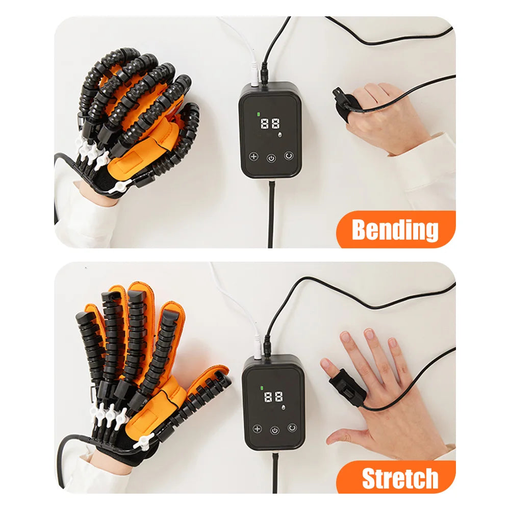 Intelligent Massage Gloves Stroke Hemiplegia Rehabilitation Hand Function Robot Gloves Rehabilitation Training Glove Finger Care