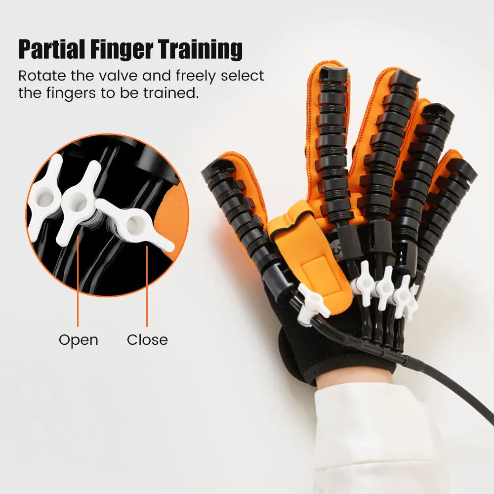 Intelligent Massage Gloves Stroke Hemiplegia Rehabilitation Hand Function Robot Gloves Rehabilitation Training Glove Finger Care