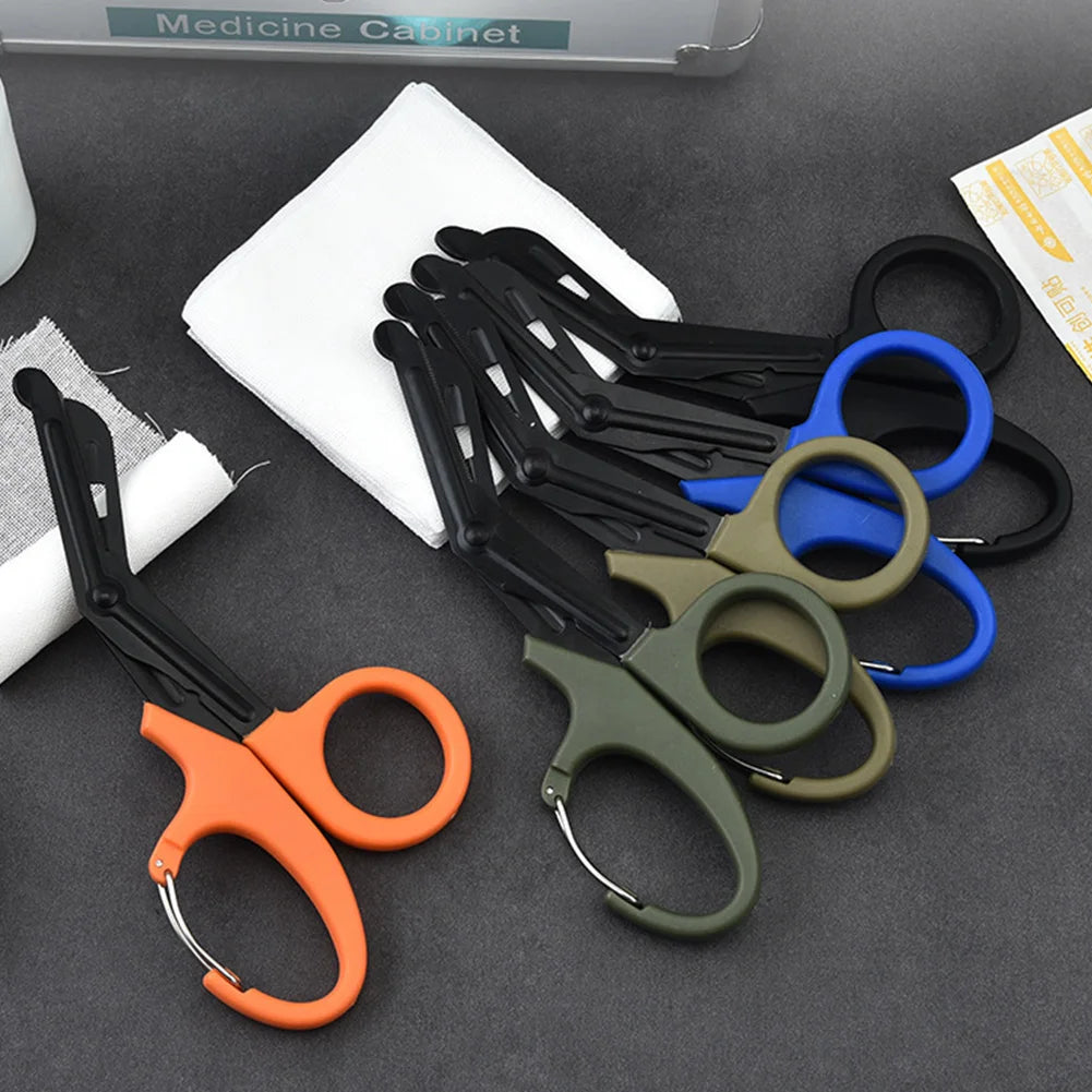 Outdoor Survival Paramedic Trauma Scissors – Heavy-Duty Emergency First Aid Shears for Medical Rescue & IFAK