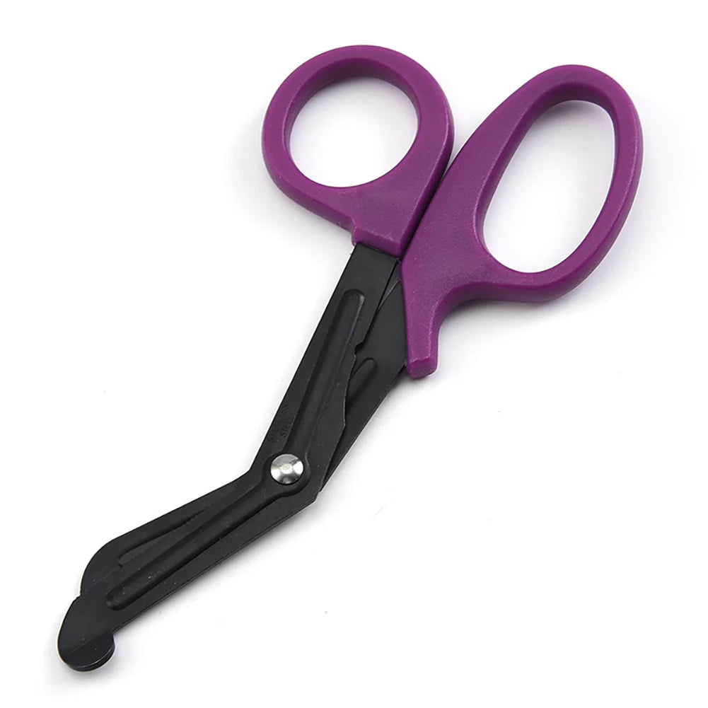 Outdoor Survival Paramedic Trauma Scissors – Heavy-Duty Emergency First Aid Shears for Medical Rescue & IFAK