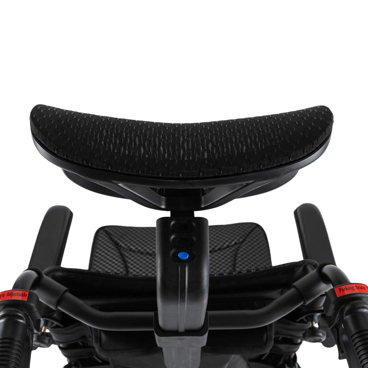 Super Lightweight Reclining Travel Wheelchair – Portable Folding Transport Chair with Adjustable Headrest for Seniors