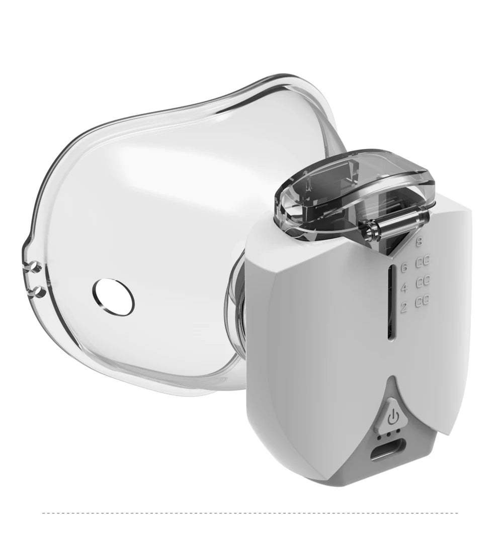 Mini Portable Ultrasonic Nebulizer – Silent Handheld Inhaler for Baby, Kids & Adults with Cough, Asthma & Respiratory Care