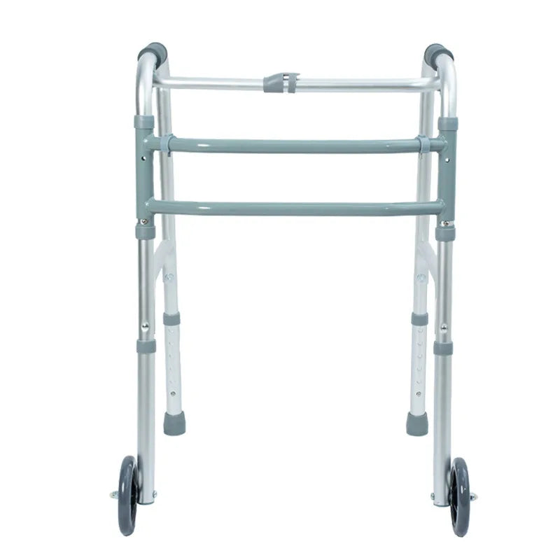 Lightweight Aluminum Folding Walker for Seniors – Non-Slip, Adjustable, Easy Mobility Aid