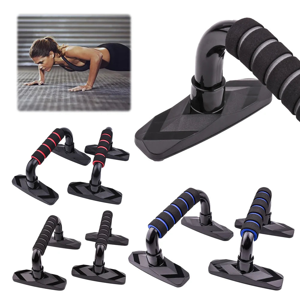 2-Pack Push-Up Bars with Foam Handles – Chest & Fitness Training Push-Up Stands