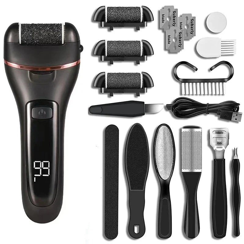 Electric Pedicure Foot File – Professional Grinding Tool for Callus & Dead Skin Removal