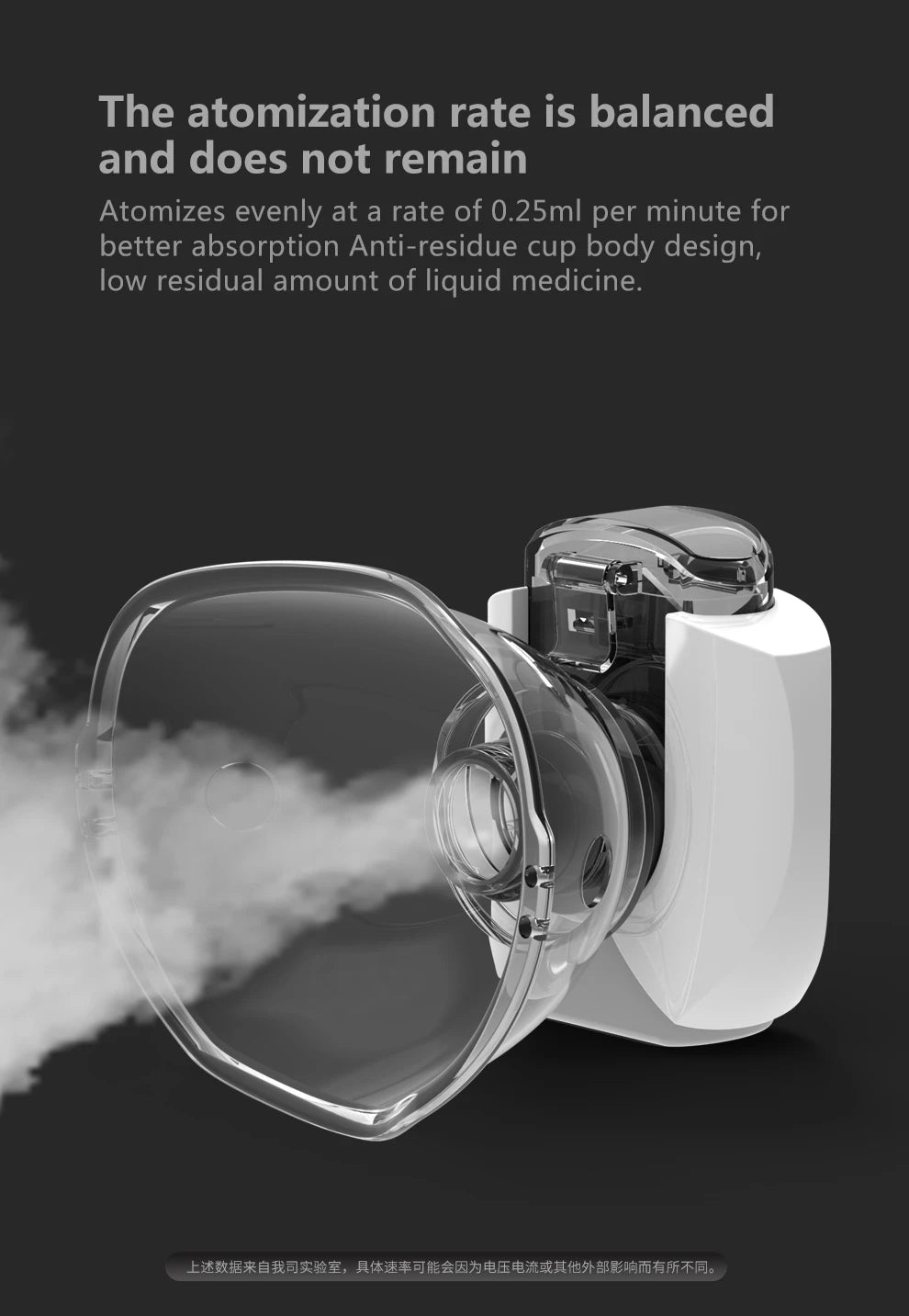 Mini Portable Ultrasonic Nebulizer – Silent Handheld Inhaler for Baby, Kids & Adults with Cough, Asthma & Respiratory Care