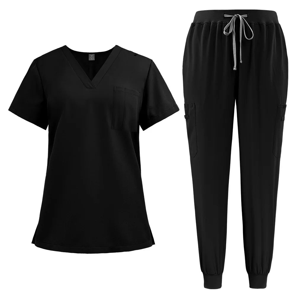 Thin Stretchable Women's Medical & Pet Care Jogging Set
