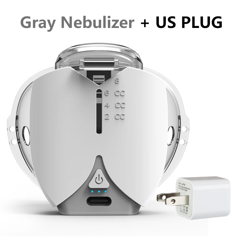 Mini Portable Ultrasonic Nebulizer – Silent Handheld Inhaler for Baby, Kids & Adults with Cough, Asthma & Respiratory Care
