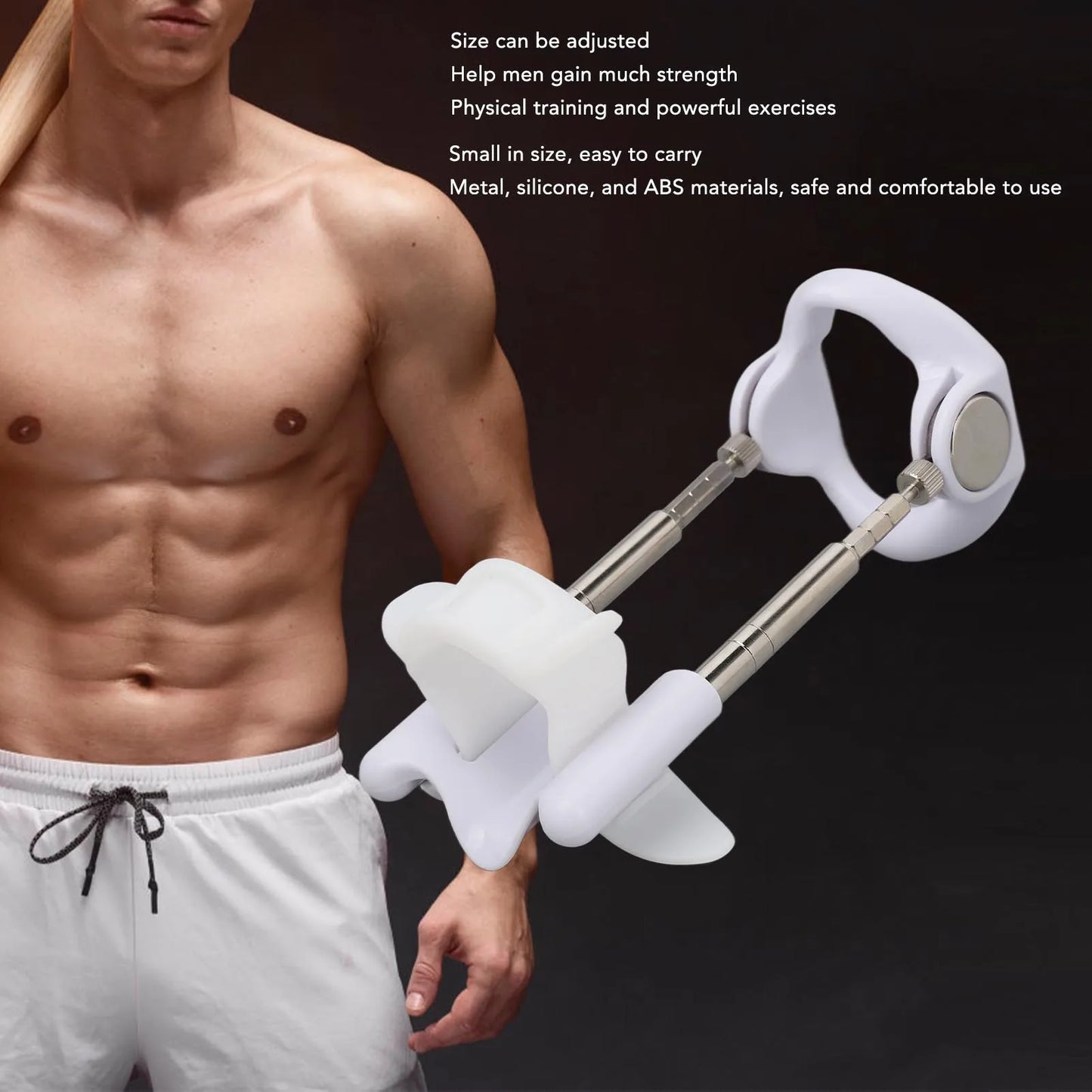 Adjustable Penis Traction Device – Male Wearable Stretcher Bracket for Size Enhancement & Strength Training