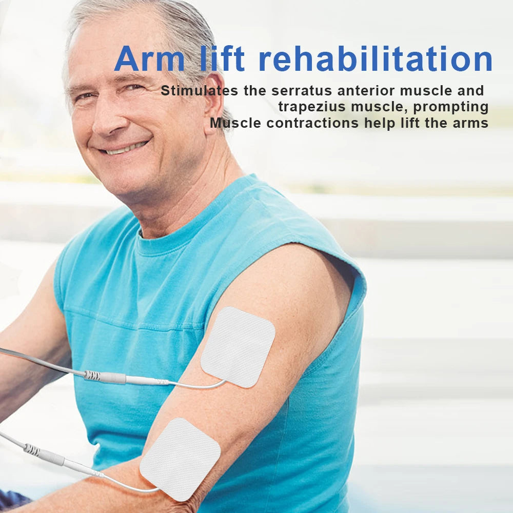 12-Mode TENS & EMS Muscle Stimulator – Electronic Pulse Massager Therapy Device