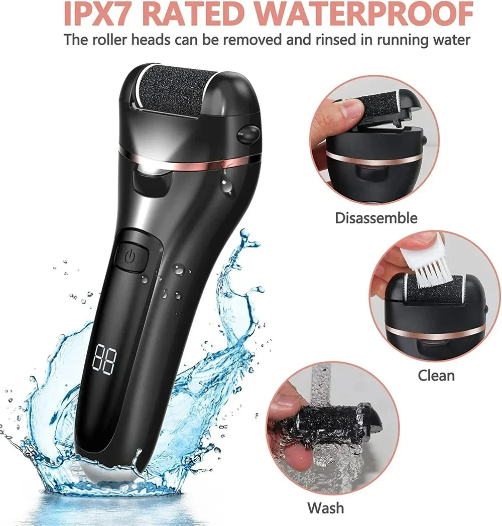 Electric Pedicure Foot File – Professional Grinding Tool for Callus & Dead Skin Removal