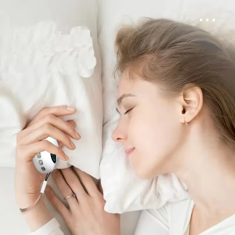 Handheld Microcurrent TENS & EMS Massager – Anxiety Relief & Sleep Improvement Device
