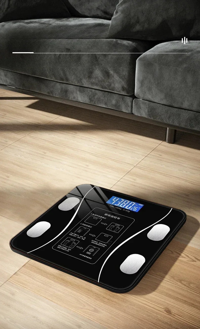 Smart Bluetooth Body Fat Scale – Ultra-Precise Electronic Weight & Body Management