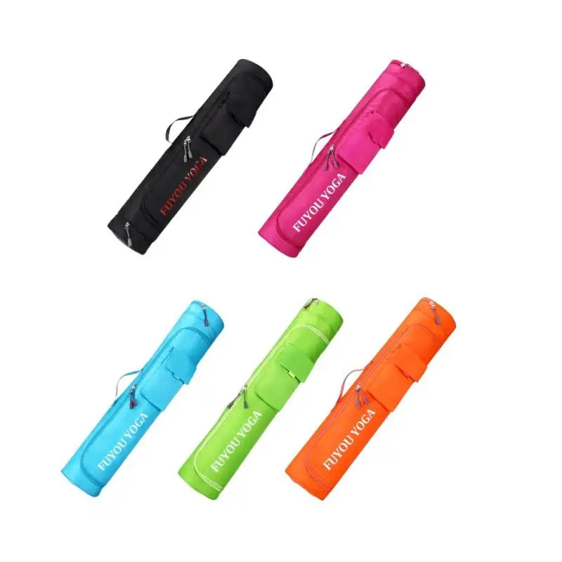 Large-Capacity Nylon Yoga Mat Storage Bag – Lightweight Multifunctional Fitness Mat Holder for Women
