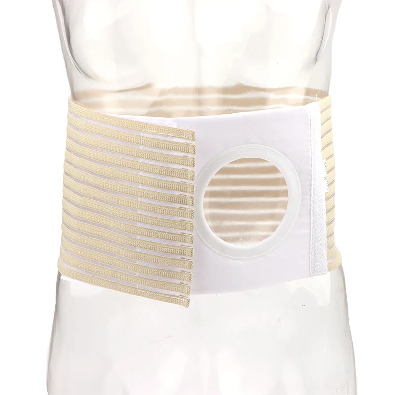 Unisex Ostomy Hernia Support Belt – Adjustable Stoma Wrap & Abdominal Binder Brace for Men and Women
