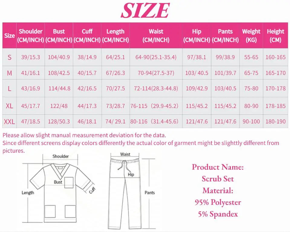 Women’s Surgical & Nursing Scrub Set – Medical & Spa Uniforms