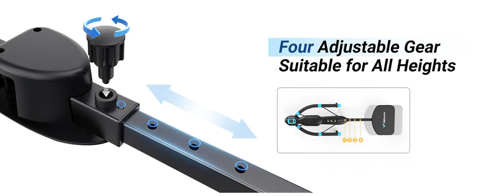 MERACH Multifunctional Core Trainer & Rowing Machine – Home Gym Ab & Belly Training Equipment