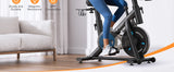 MERACH B2 Magnetic Exercise Bike – Low Noise Indoor Cycling with Fitness App & Brake Pad
