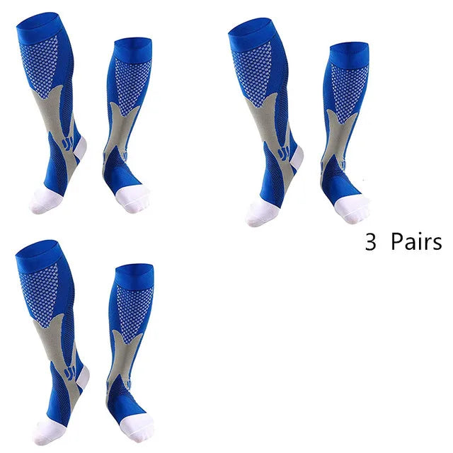 Men’s Compression Socks – Sports, Running, Nursing & Hiking Support Socks for Varicose Veins and Circulation
