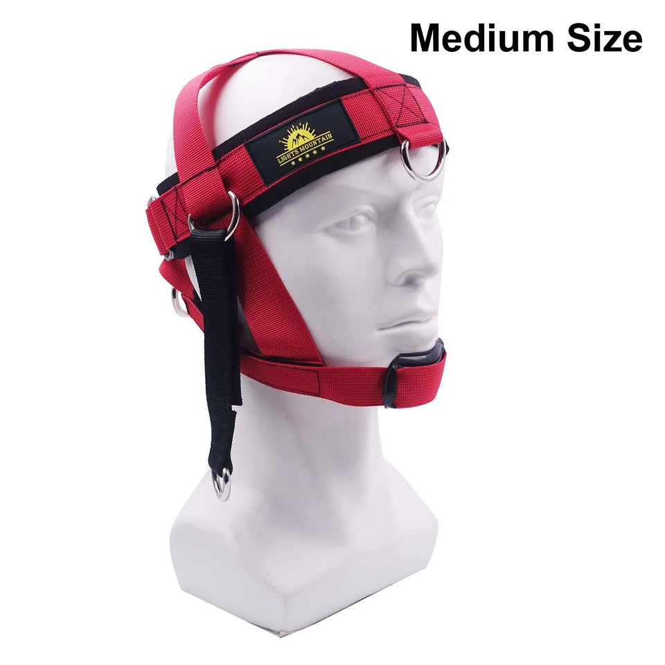 Multifunction Neck Workout Head Harness – Weight Lifting Strap with Chin Pad for Strength & Power