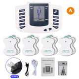 Full Body Tens Muscle Electrostimulator EMS Acupuncture Therapy Massage 16pads Digital Meridian Physiotherapy Apparatus Full Set