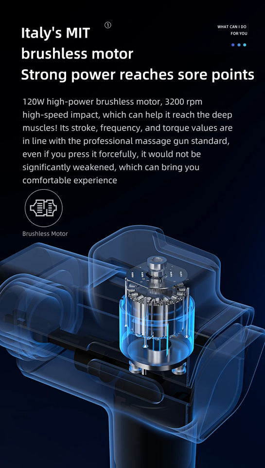 Booster M2-D Deep Tissue Massage Gun – Portable Percussion Muscle Massager