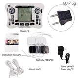 Electronic Pulse Massager Tens Ems Machine massager electrical nerve muscle stimulator Acupuncture Fat Burner Pain Relief